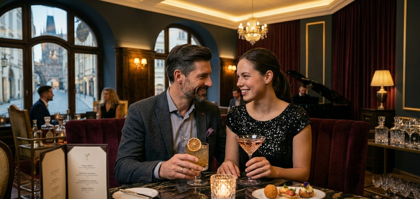 Prémiové servírování gurmánského menu